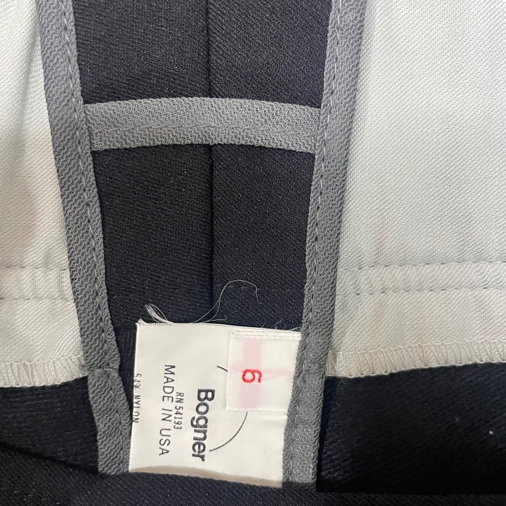 Bogner Womens Vintage Stirrup Ski Pants Black High Waist Made in USA Size 6 - Picture 3 of 8